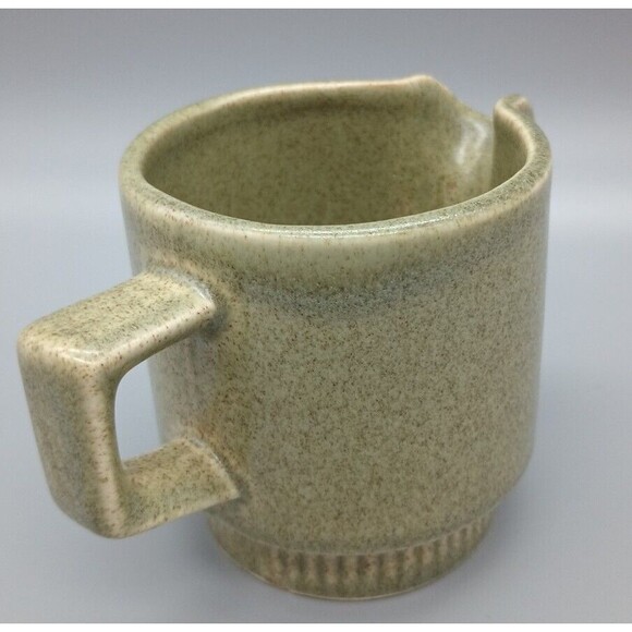 Pfaltzgraff Nordic Green Creamer Replacement Speckled Stoneware - Picture 3 of 8